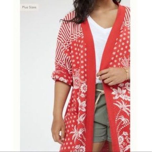 COPY - NWT from Anthro! Farm Rio Tropical Cardigan PXS - Picture 2 of 4